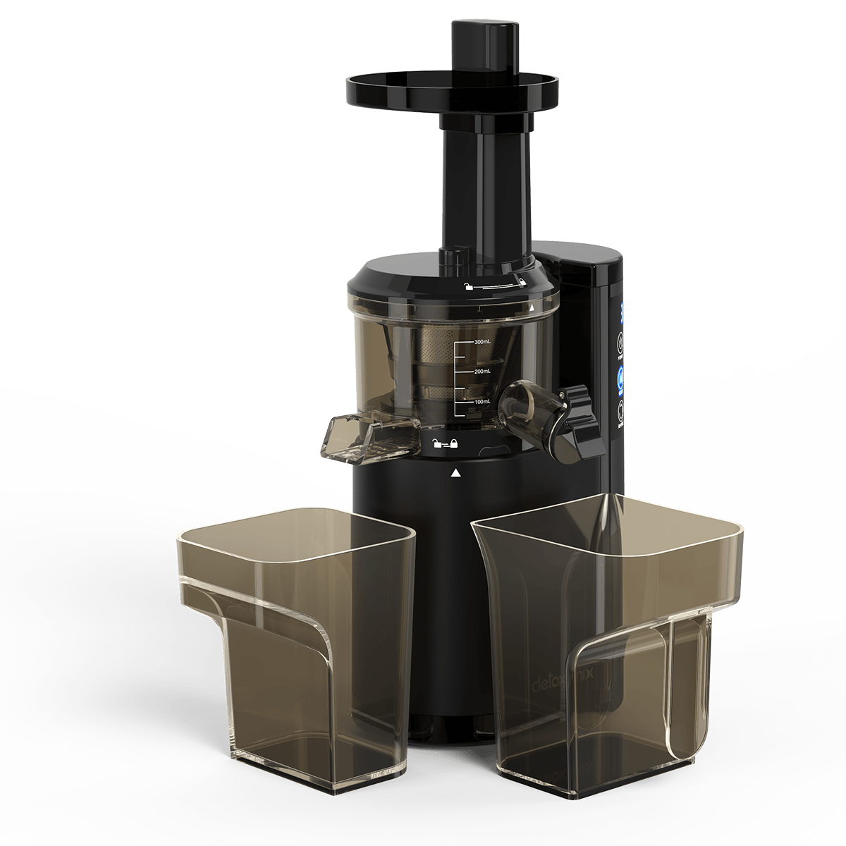 DETOXIMIX SJ 1500 S juice extractor and its sorbet filter