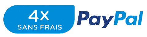 Logo Paypal paiement en 4x sans frais
