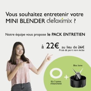 Pack mini blender Detoximix