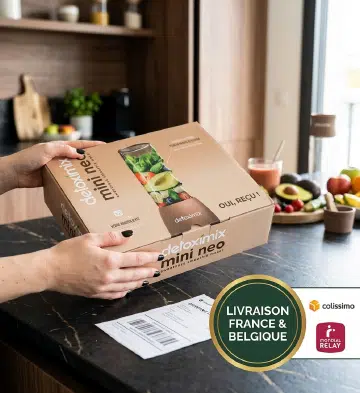 Livraison rapide des pièces détachées : Detoximix en France et en Belgique. Via Mondial Relay et Colissimo.