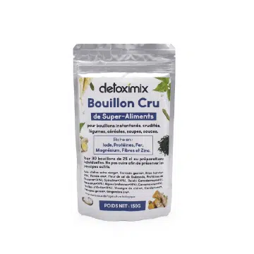 Bouillon super-aliments cru Detoximix